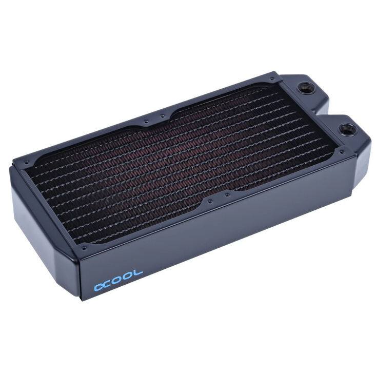 Alphacool NexXxoS XT45 Full Copper Radiator – 240mm, schwarz image number 1