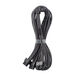 CableMod C-Series Pro Anschlusskabel - Variante B, 90°, 16-Pin zu 4x 8-Pin PCIe, carbon