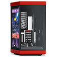 Hyte Y70 Touch Infinite PC Case, Mid Tower, ATX, Tempered Glass - Black Cherry image number null