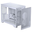 Phanteks XT M3 PC-Geh&auml;use, Mini-Geh&auml;use, mATX, RGB, Tempered Glass - inklusive 3x 120-mm-L&uuml;fter, wei&szlig; image number null