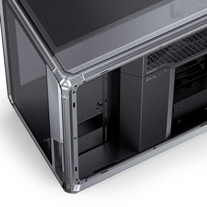 Jonsbo X400 PC-Geh&auml;use, Midi-Tower, ATX, Tempered Glass - grau image number 10