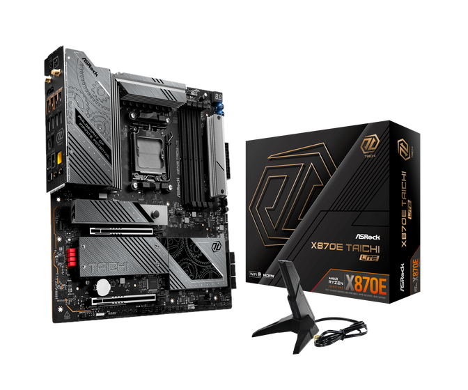 ASRock X870E Taichi Lite motherboard, Socket AM5, AMD X870E, EATX, DDR5 image number 0