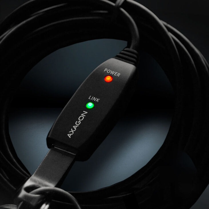 AXAGON ADR-207 USB 2.0 Verlängerungs- / Repeaterkabel - 7,5m image number 5