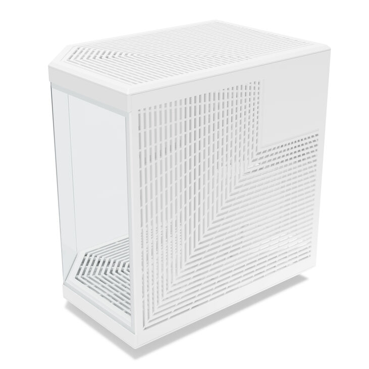 Hyte Y70 PC Case, Mid Tower, E-ATX, Tempered Glass - White image number 5