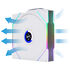 Lian Li UNI FAN TL Wireless LCD Lüfter, ARGB, PWM, 3er-Pack inkl. Controller - Reverse Blade, 120 mm, weiß image number null