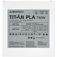 Montech Titan PLA 750W, 80 PLUS & Cybenetics Platinum, modular, PCIe 5.1 - 750 Watt, wei&szlig; image number null