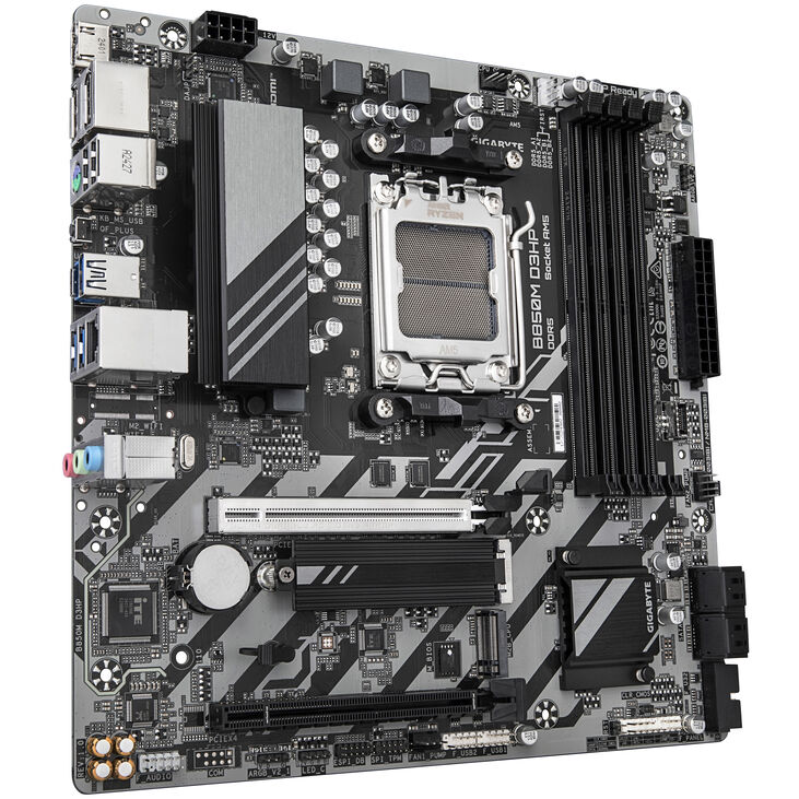GIGABYTE B850M D3HP Motherboard, socket AM5, AMD B850, mATX, DDR5 image number 1