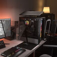Corsair Frame 4000D RS ARGB PC case, Mid Tower, E-ATX, RGB, Tempered Glass - black image number null