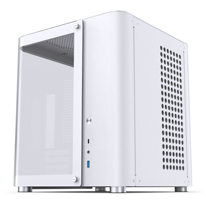 Jonsbo TK-1 2.0 Micro-ATX Geh&auml;use, Tempered Glass - wei&szlig; image number 7