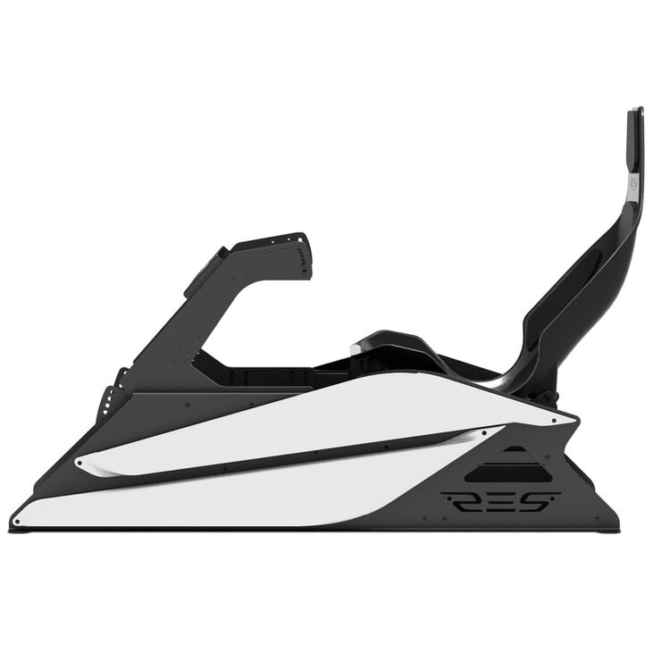 Res-Tech GT Cockpit Simracing Rig - Shiny White image number 2