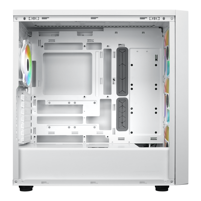 Cooler Master MasterBox 600 ARGB PC-Geh&auml;use, Midi-Tower, E-ATX, RGB, Tempered Glass - wei&szlig; image number 10