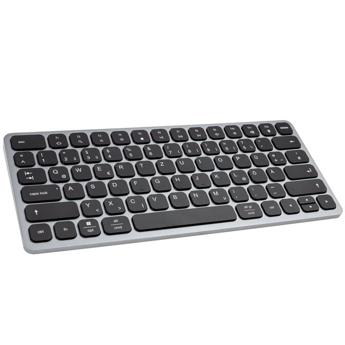 AXAGON HMC-KB USB-C Tastatur, microSD/SD, 3x USB-A 3.0, HDMI 4K/60Hz, PD 100W, Audio - DE Layout image number 1