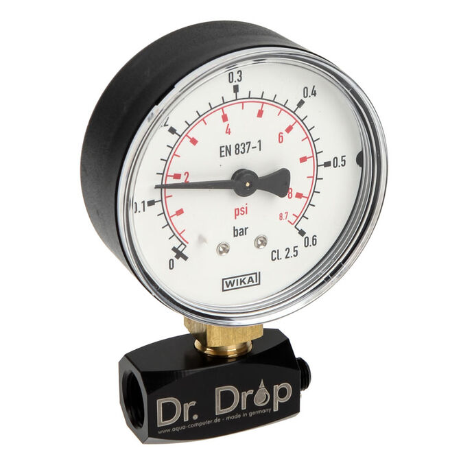 aqua computer Dr. Drop pressure testing device including air pump image number 3