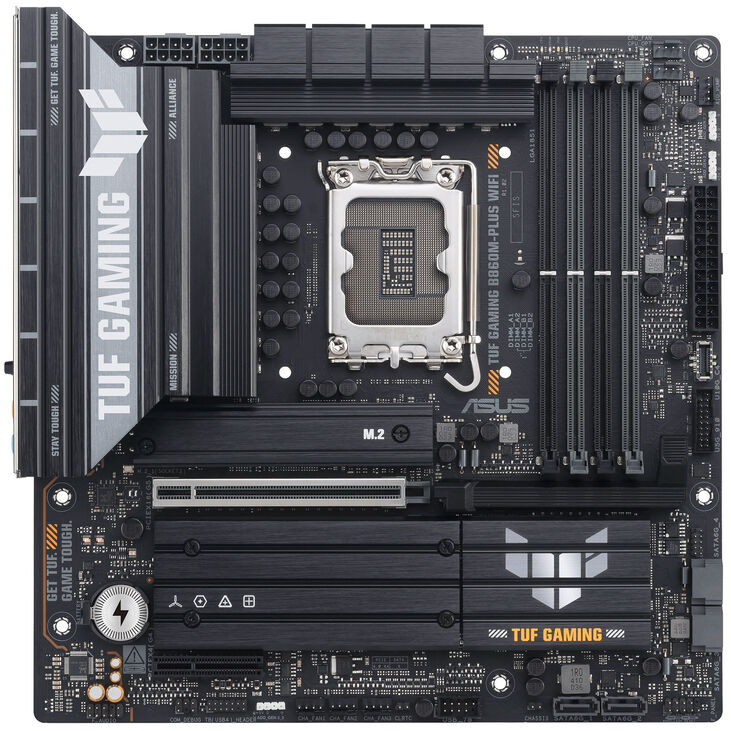 ASUS TUF Gaming B860M-Plus WiFi Mainboard, LGA 1851, Intel B860, mATX, DDR5 image number 2