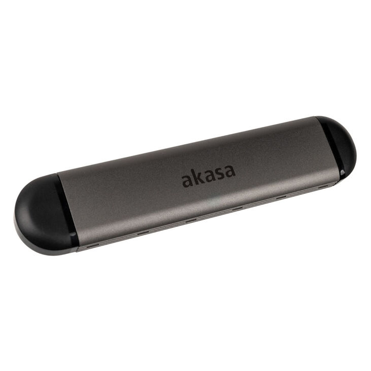 Akasa externes M.2 NVMe Gehäuse, USB 3.1, Aluminium - schwarz image number 0