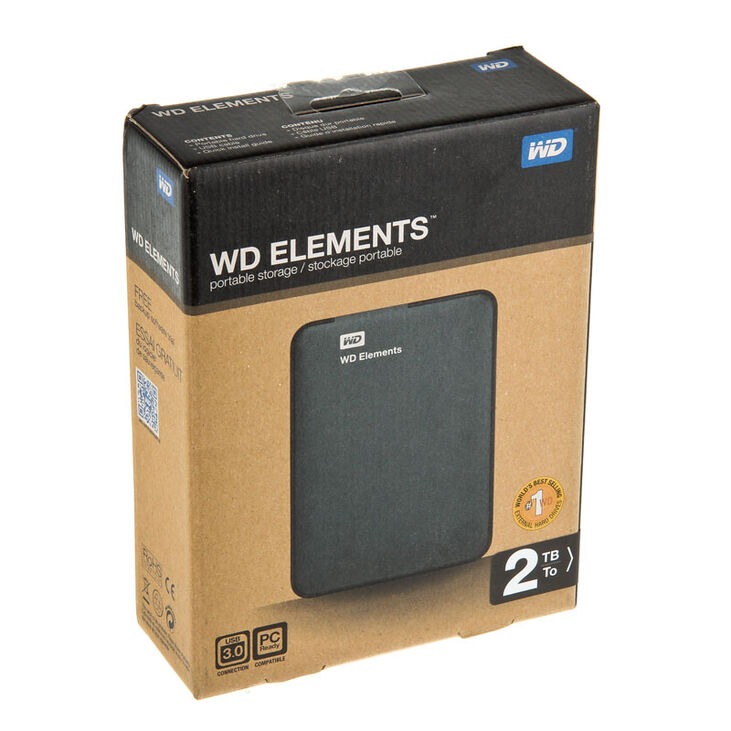 Western Digital Elements Portable, external USB 3.0 - 2 TB image number 5