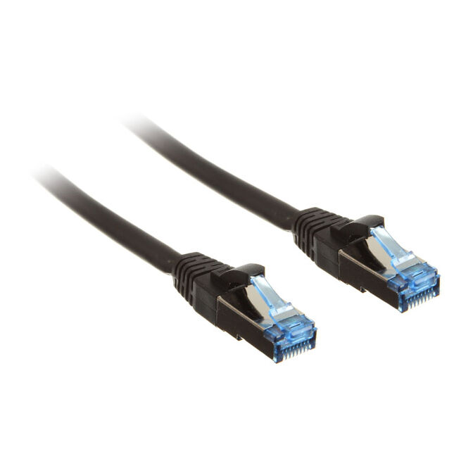 InLine Patch Cable Cat.6A, S/FTP (PiMf), 500MHz, black - 3m image number 0