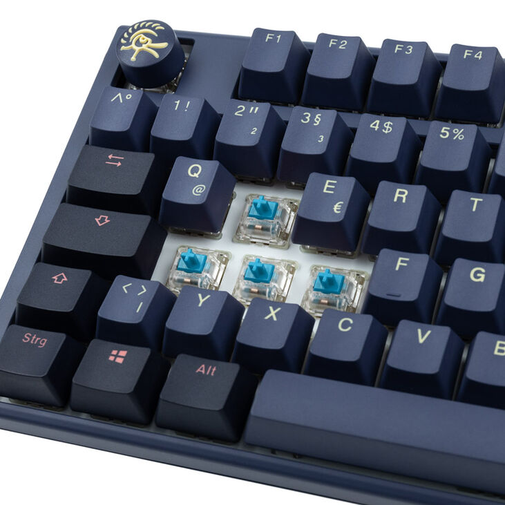 Ducky One 3 Cosmic Blue Gaming Tastatur, RGB LED - MX-Blue image number 4