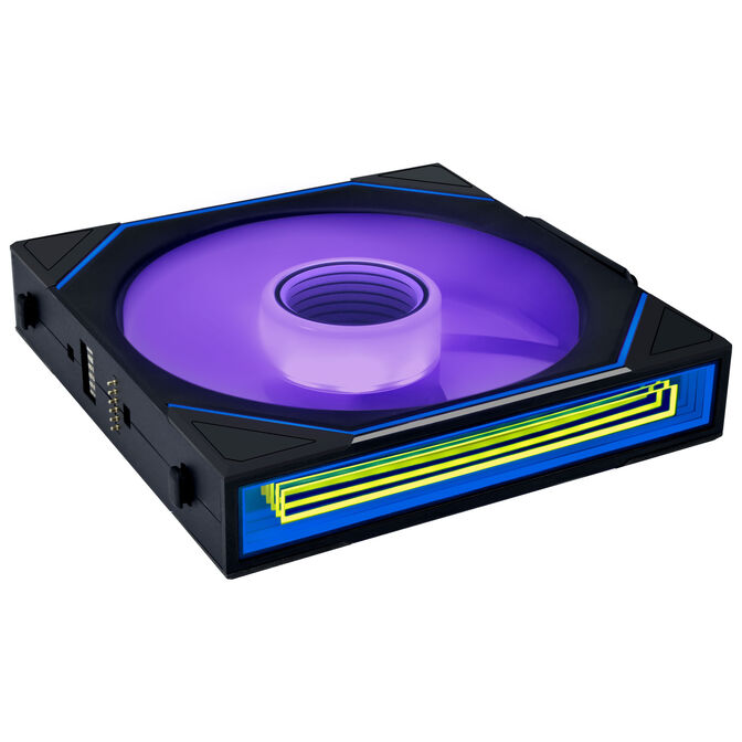 Lian Li UNI FAN SL-INF Wireless Fan, Reverse Blade, ARGB, PWM - 140mm, Black image number 1