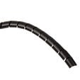 InLine spiral binding cable sleeve, black - 10mm x 10m image number null