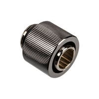 EK Water Blocks EK-STC Classic Anschluss gerade G1/4 Zoll AG auf 13/10mm, Nickel, schwarz