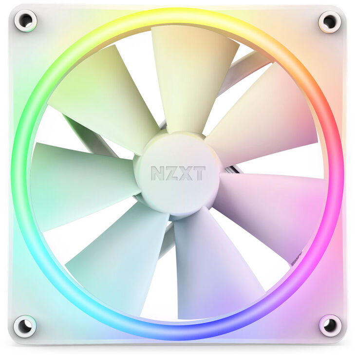 NZXT F140 RGB DUO, PWM, 140mm, 2-pack - white image number 1