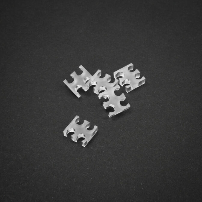 King Mod Service 4-Slot Cable Comb 3mm small - clear - set of 5 image number 0