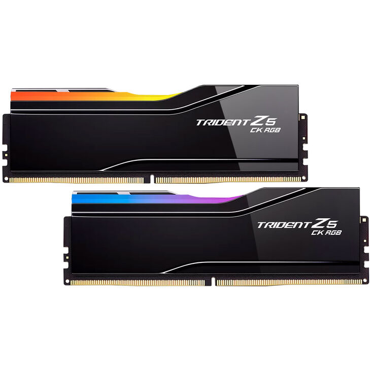 G.Skill Trident Z5 CK RGB DDR5-8400 RAM, CL40, XMP 3.0, CUDIMM - 48 GB Dual Kit, black image number 1
