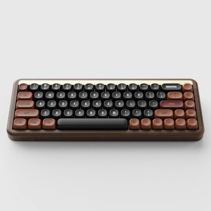 Akko MU01 Autumn Gaming Keyboard - Walnut Case, Akko X TTC Demon Switches, ANSI (US) image number 3