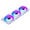 PHANTEKS M25 Gen2 PWM D-RGB Fan, 3-Pack - 120mm, White