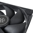 SilverStone VISTA Performance PWM Fan - 140 mm, Black image number null