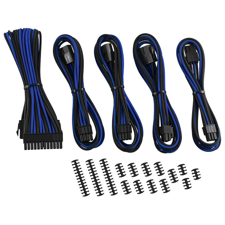 CableMod Classic ModMesh Cable Extension Kit - 8+6 Series - black/blue image number 0