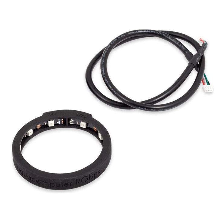aqua computer RGBpx LED ring for aqualis 100/150, 10 addressable LEDs image number 1