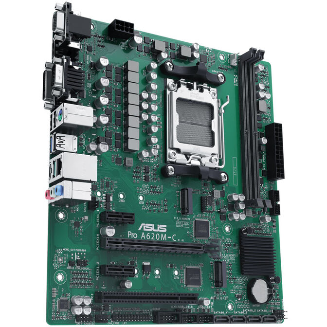 ASUS PRO A620M-C-CSM, AMD A620 motherboard, socket AM5, DDR5 image number 4