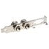 Koolance PCI slot bracket with 2 G1/4 inch pass-throughs - silver image number null