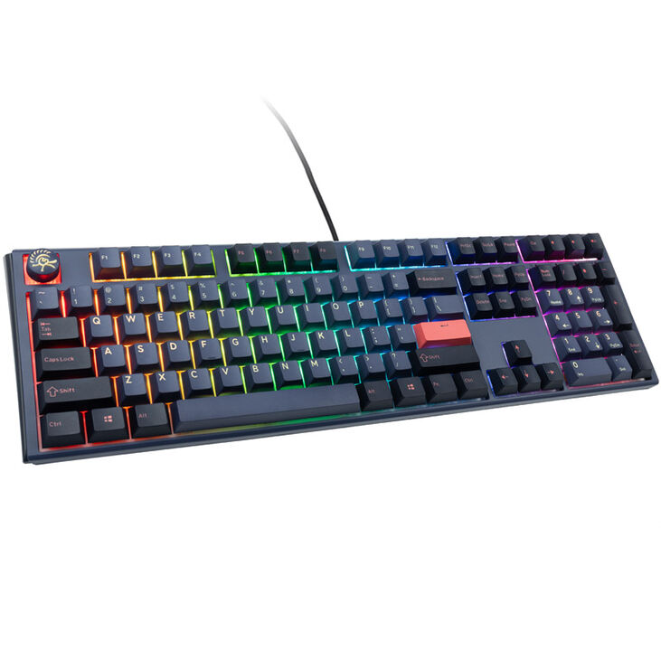 Ducky One 3 Cosmic Blue Gaming Keyboard, RGB LED - MX-Speed-Silver (US) image number 0