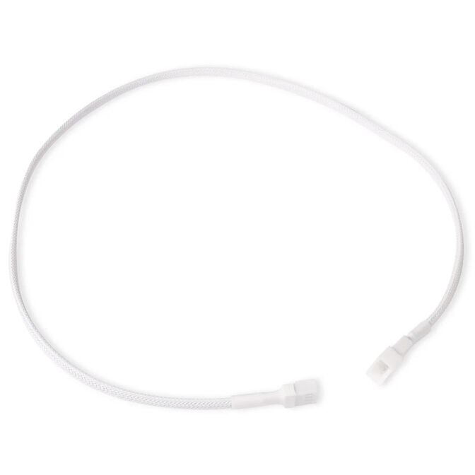 Alphacool L&uuml;fterkabel 4-Pin auf 4-Pin Verl&auml;ngerung 60cm - wei&szlig; image number 0