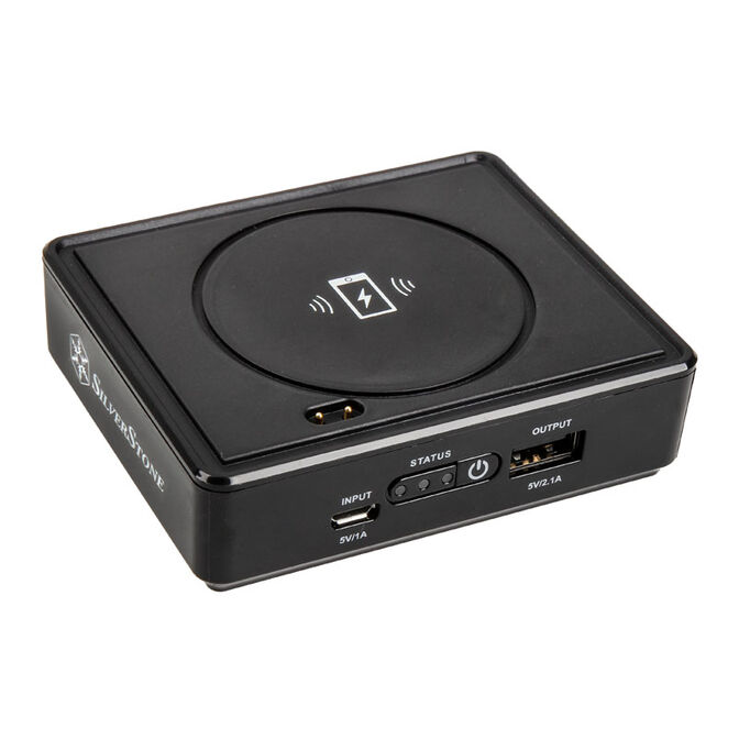 SilverStone SST-QIB052 Qi Charger - black image number 0