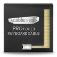 CableMod PRO Coiled Keyboard Cable USB-C zu USB Typ A, Lemon Ice - 150cm image number null