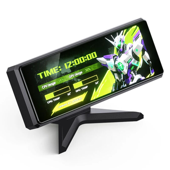 Jonsbo DS339 Mini Display, 3.39-inch IPS Screen, USB Connection, Compact - image number 1