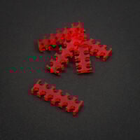 King Mod Service 12-Slot Cable Comb 3mm small - red - set of 5