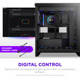 NZXT Performance F360X Einzelrahmenl&uuml;fter, aRGB, LCP-Rahmen - schwarz, 360mm image number null
