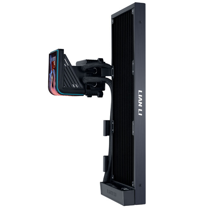 Lian Li HydroShift II OLED Curved 360 Fanless AiO-Wasserk&uuml;hlung, 360 mm, OLED-Display - schwarz image number 2