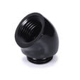 Alphacool 45 Grad G1/4 Zoll AG auf G1/4 Zoll IG, schwarz image number null