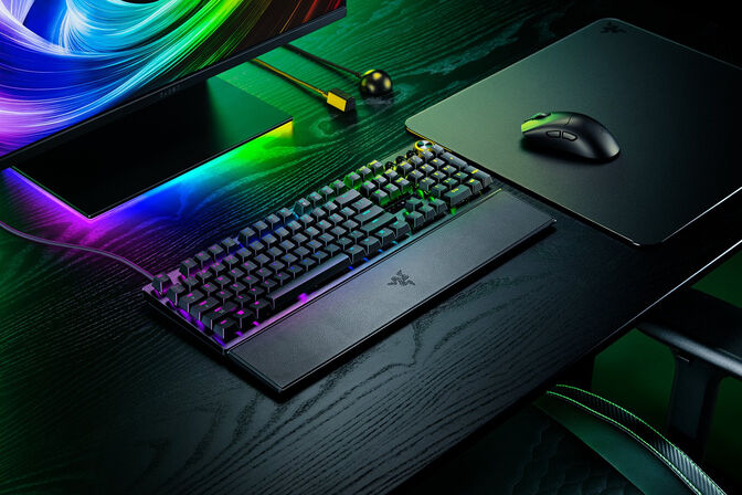 Razer Huntsman V3 Pro 8KHz Gaming-Tastatur, Razer Analog Optical Gen 2 - ISO (DE), schwarz image number 6