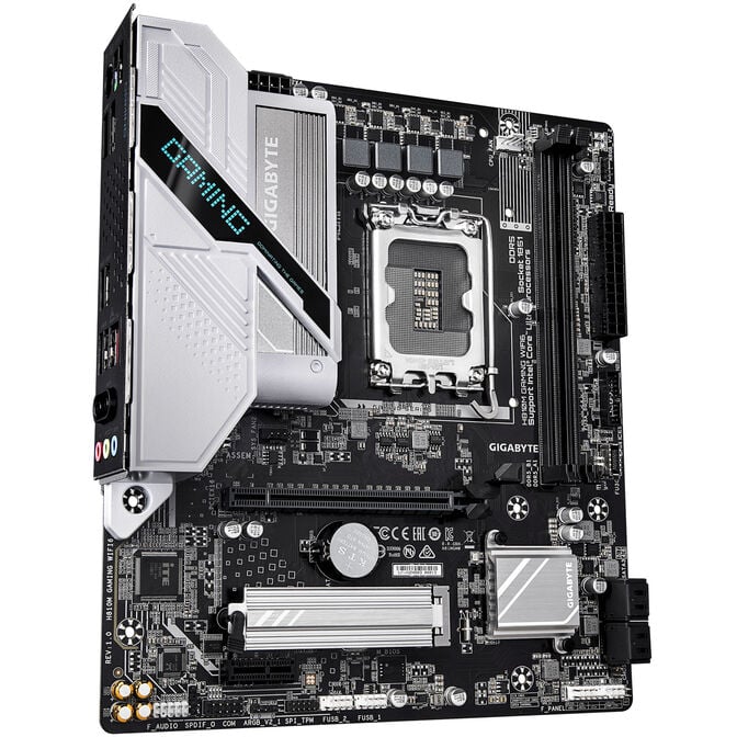 GIGABYTE H810M Gaming WiFi 6 Motherboard, Socket LGA 1851, Intel H810, Micro-ATX, DDR5 image number 1