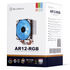 SilverStone Argon CPU-Kühler, RGB - 120 mm image number null