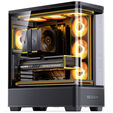 Jonsbo TK-5 PC-Geh&auml;use, Midi-Tower, ATX, Tempered Glass - schwarz image number null