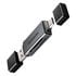 AXAGON CRE-DAC External USB 3.2 Gen1 Type-C+Type-A 2-slot SD/microSD image number null
