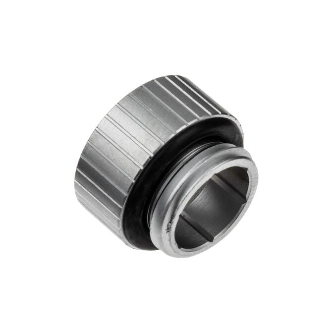 EK Water Blocks EK-Quantum Torque Micro G1/4 Inch Extension Straight Fitting MF 7 - Satin Titanium image number 1